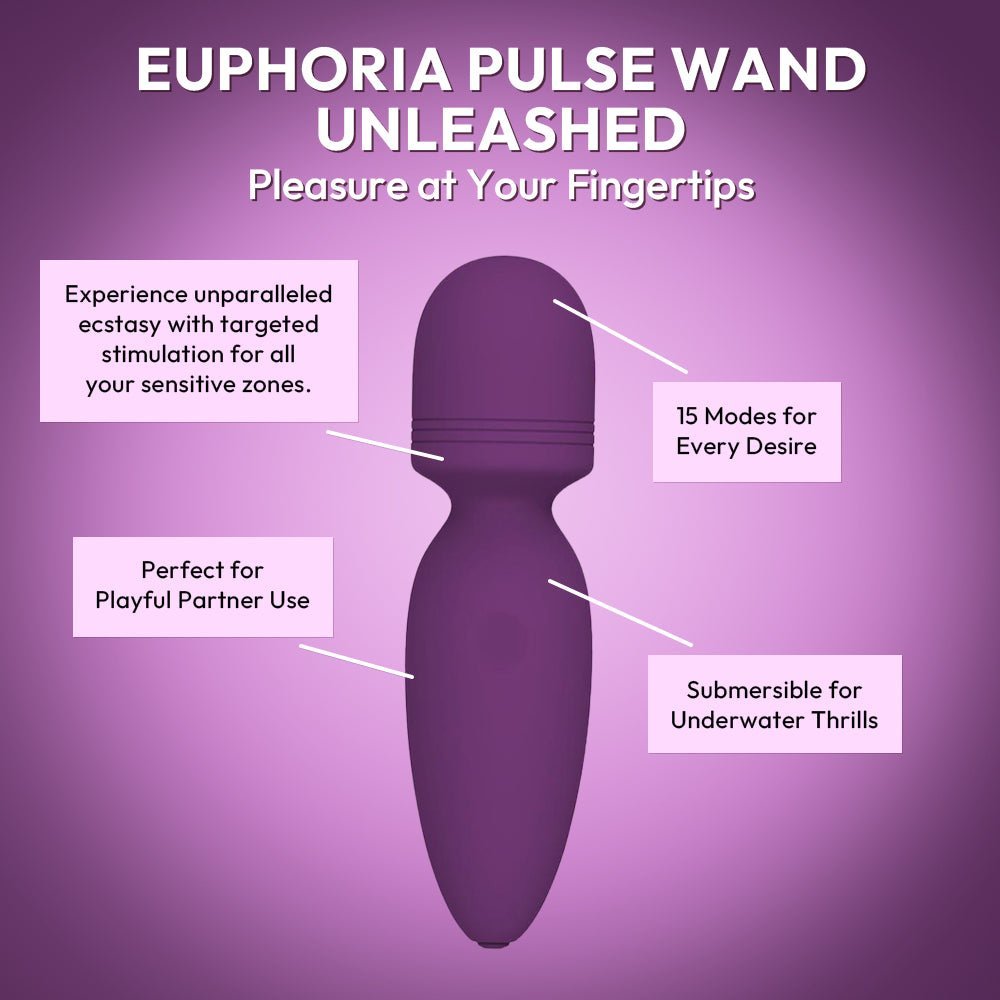 Euphoria Pulse Wand Massager - Fk Toys