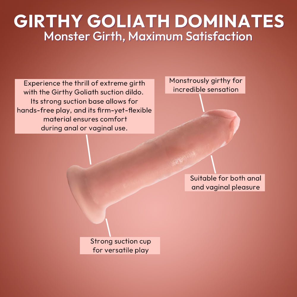 Girthy Goliath Suction Dildo - Fk Toys