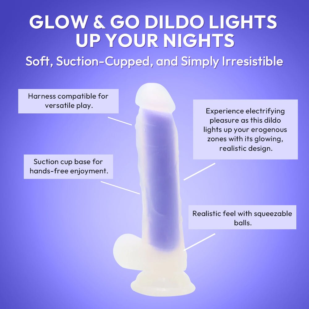 Glow & Go Dildo - Fk Toys