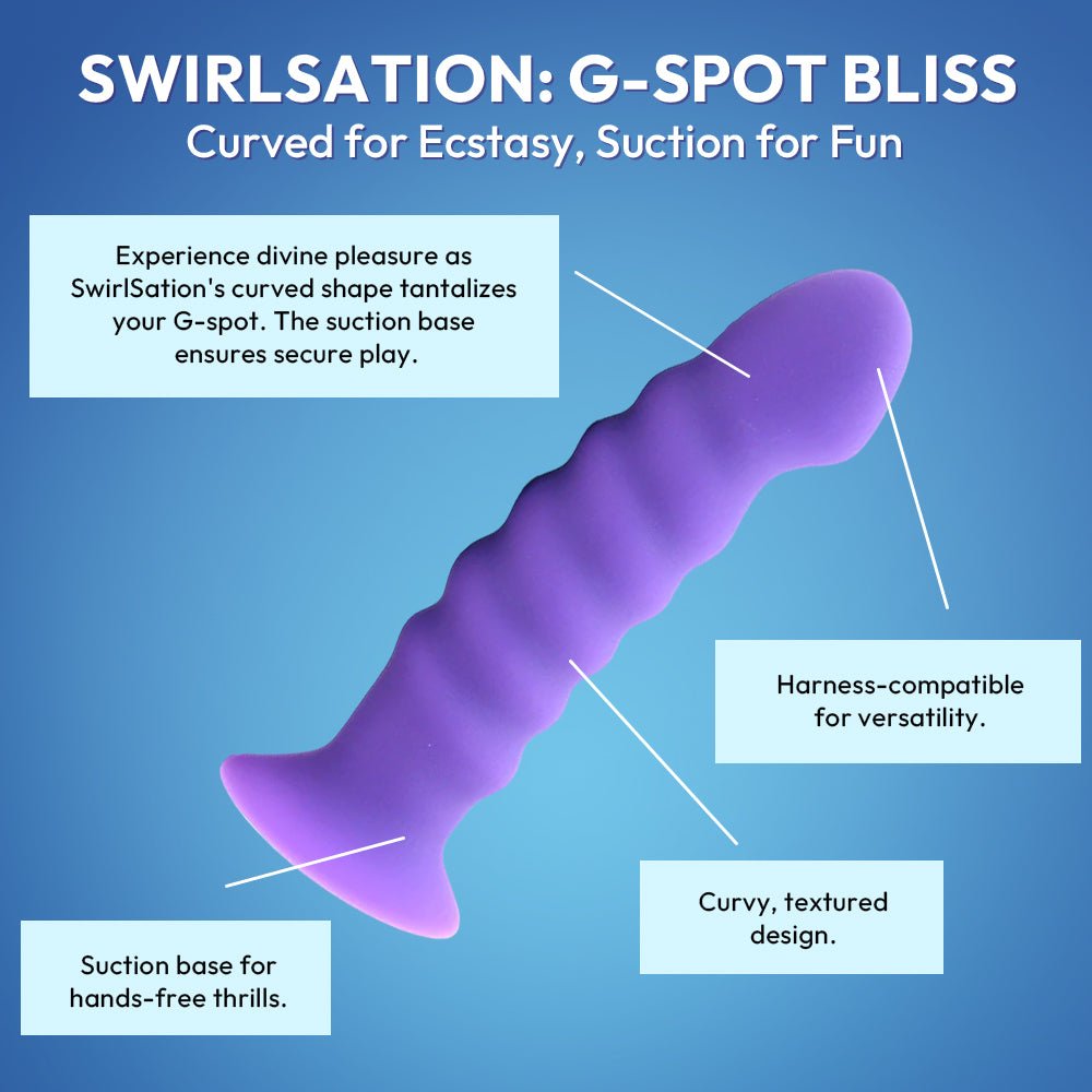 Swirl Sation Silicone Pleasure Probe - Fk Toys
