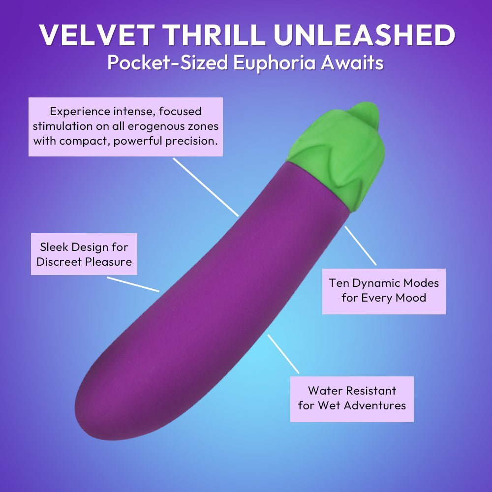 Velvet Thrill Bullet Vibrator - Fk Toys
